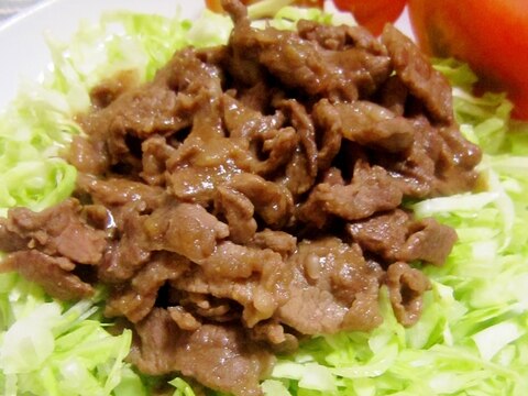 ご飯が進む！牛肉オイ味噌炒め